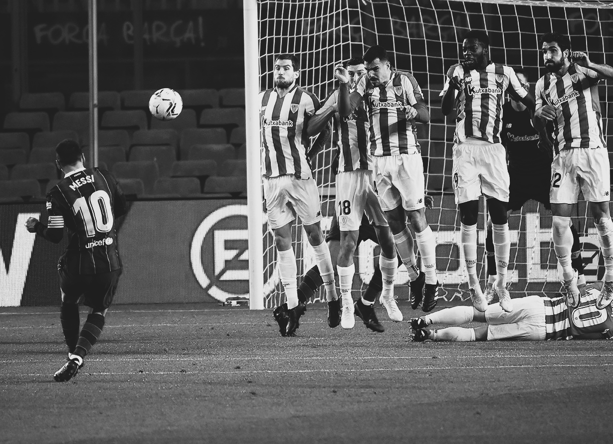 Messi in action